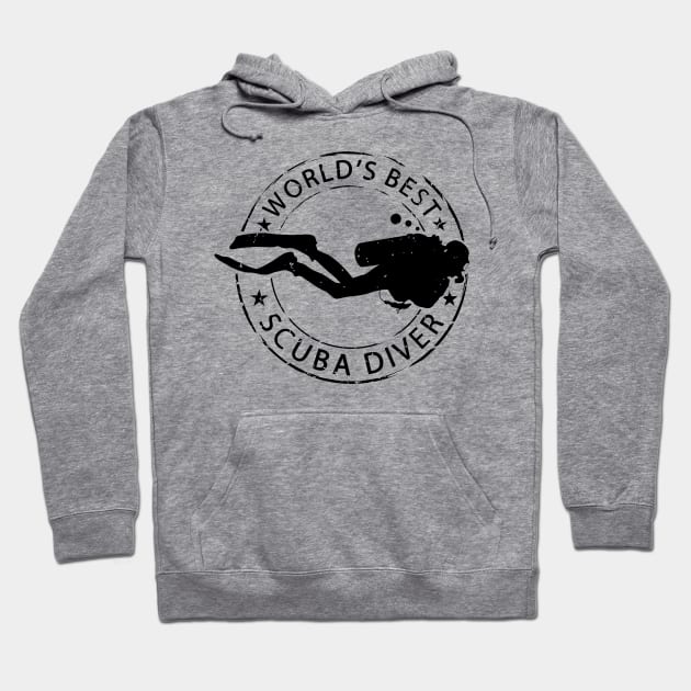 Scuba Diver Diving Hoodie by HiDearPrint